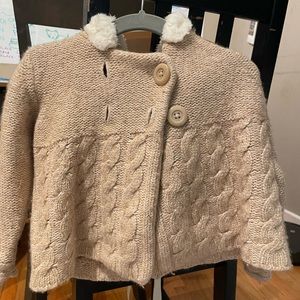 Glittery sweater cardigan